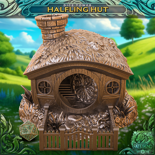 Halfling Hut Dice Tower