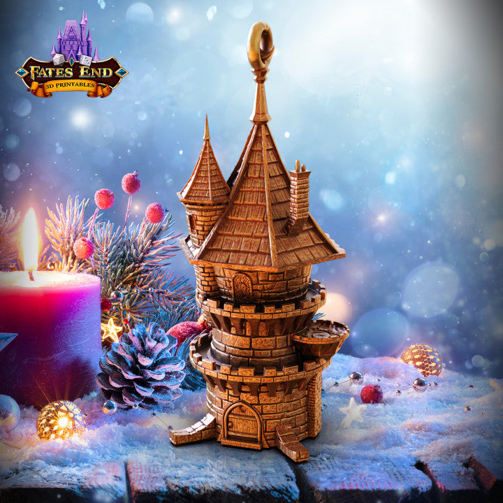 Wizard Tower Holiday Ornament