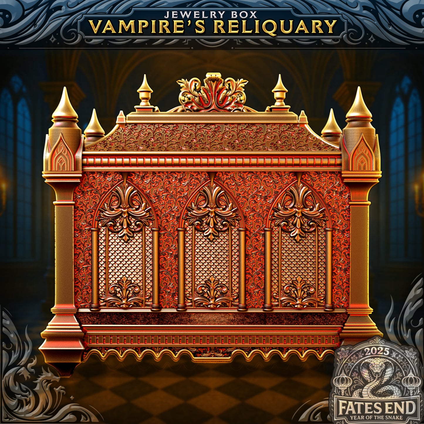 Vampire's Reliquary Jewelry Box