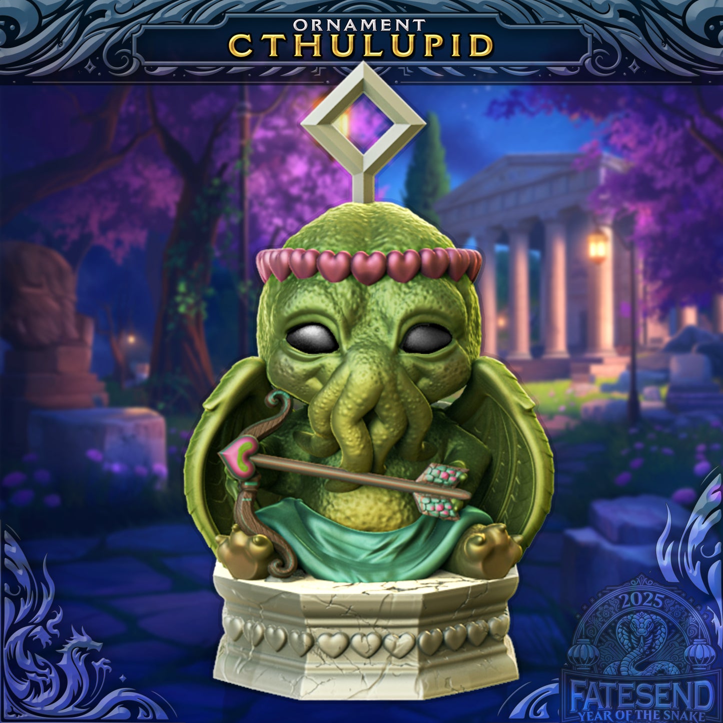 Cthulupid Holiday Ornament