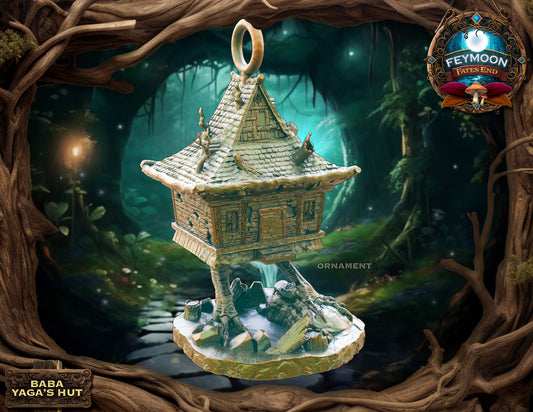 Baba Yaga's Hut Holiday Ornament