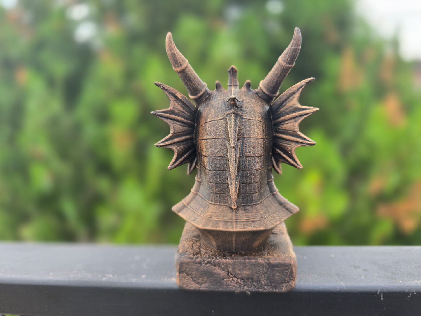 Bamboo Dragon Bust