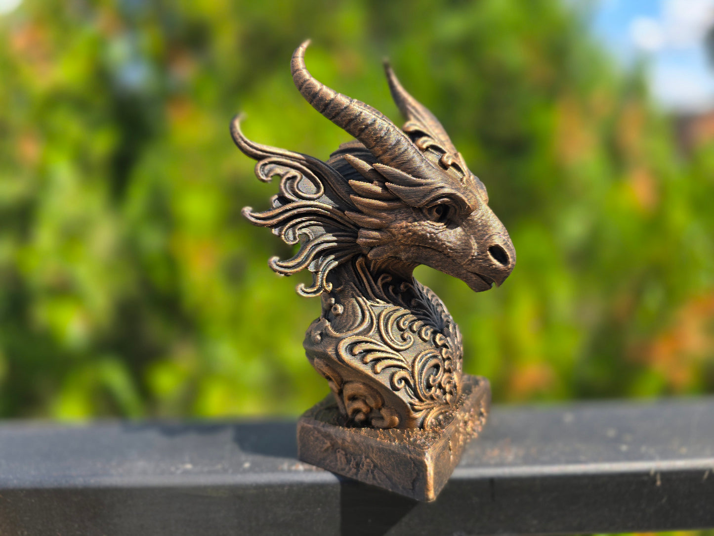 Baroque Dragon Bust