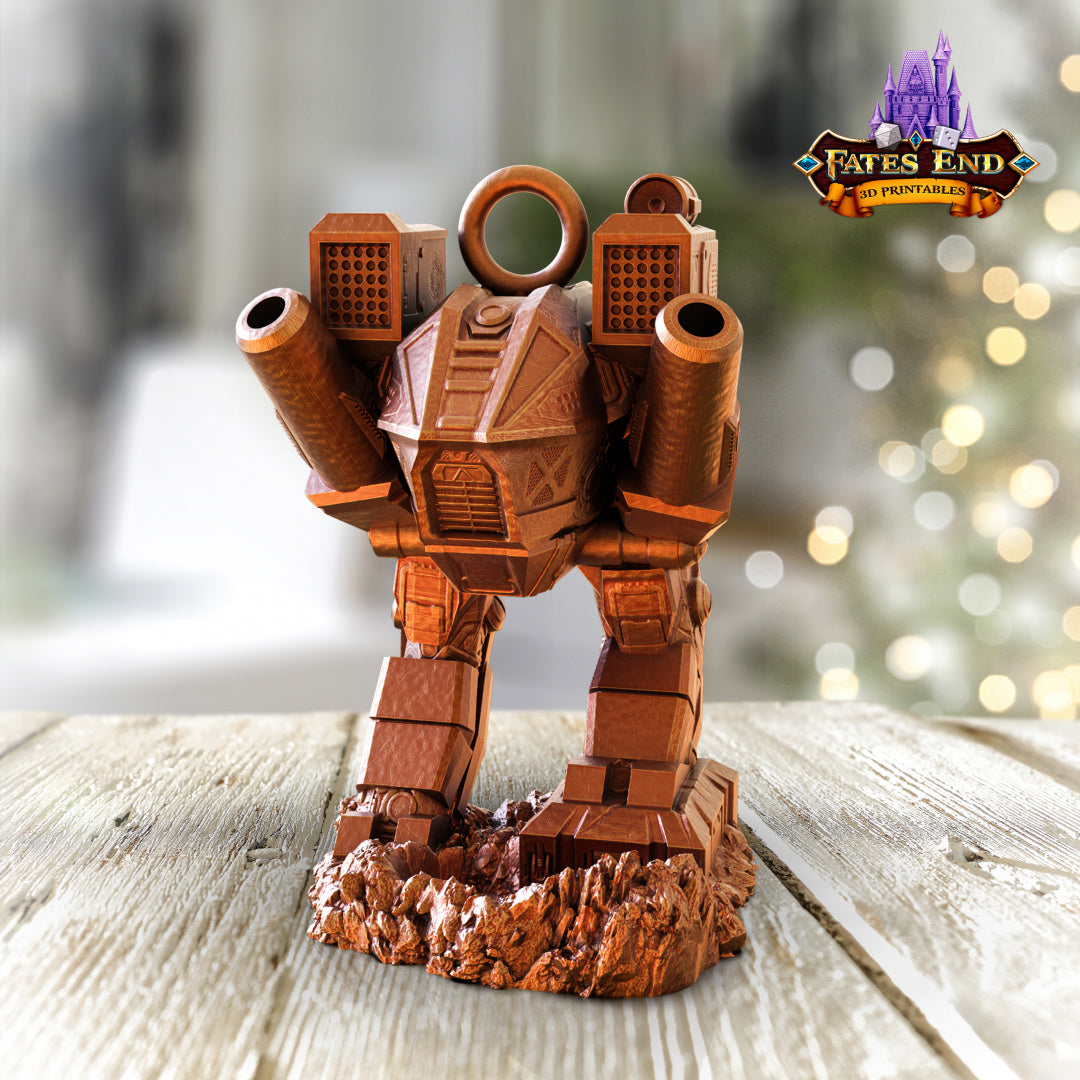 Battle Mech Holiday Ornament