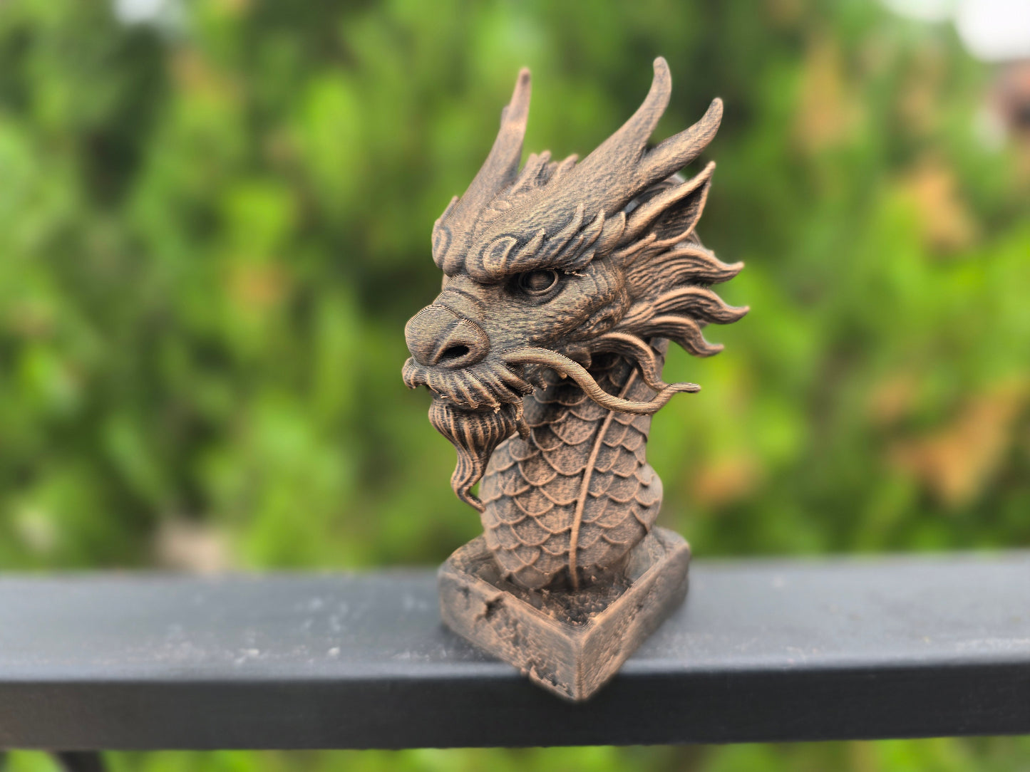 Chinese Dragon Bust