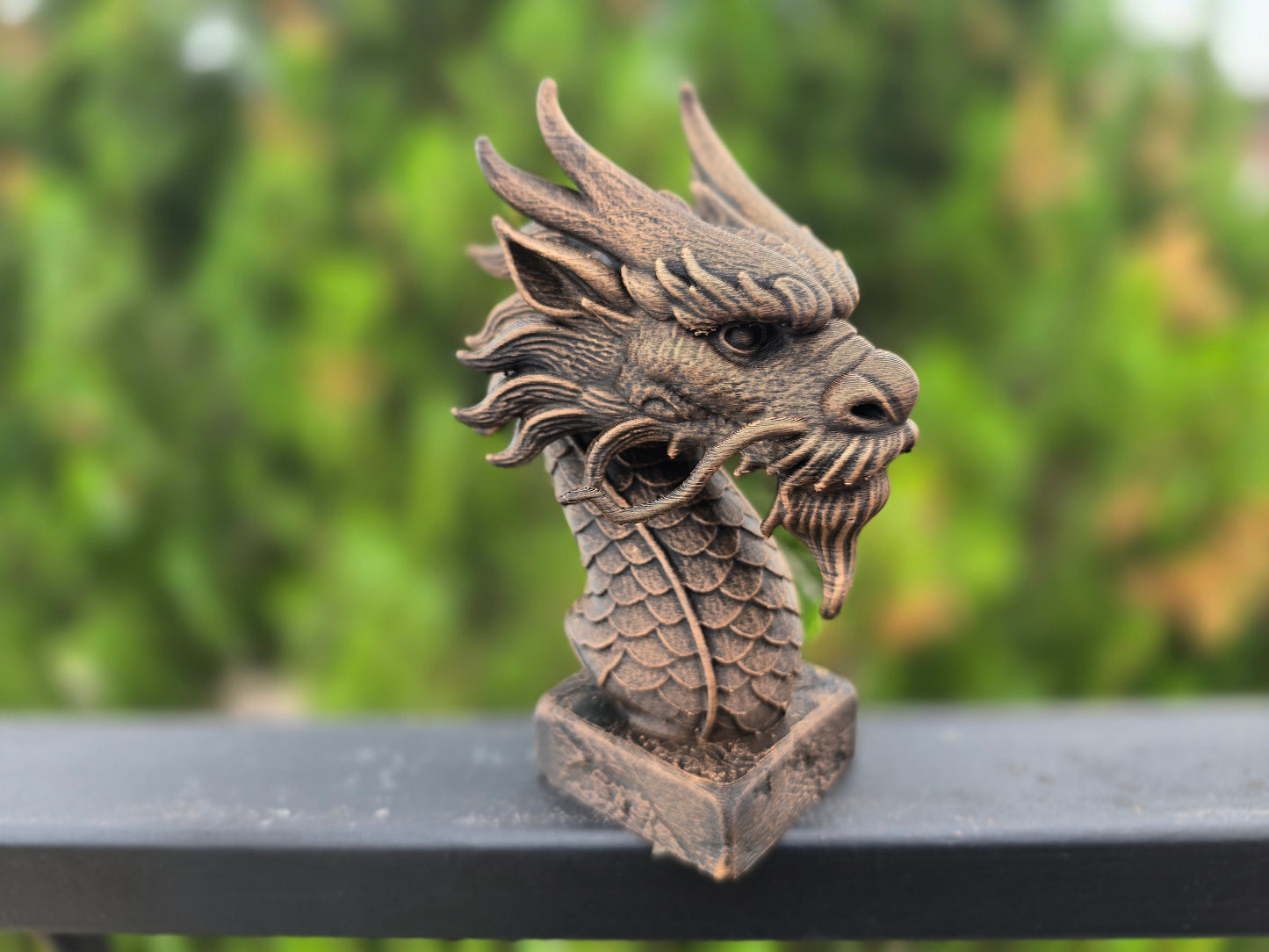 Chinese Dragon Bust