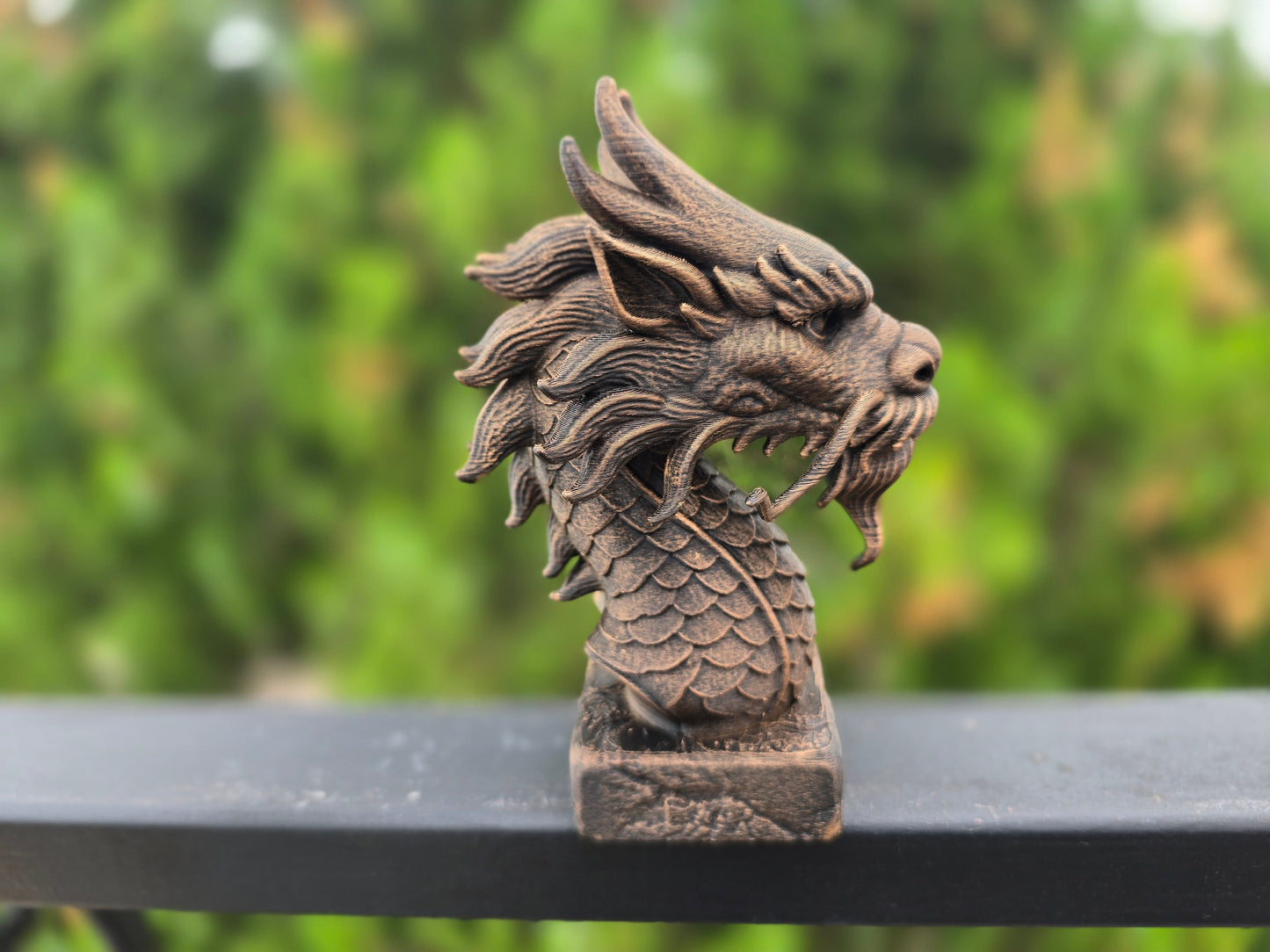 Chinese Dragon Bust