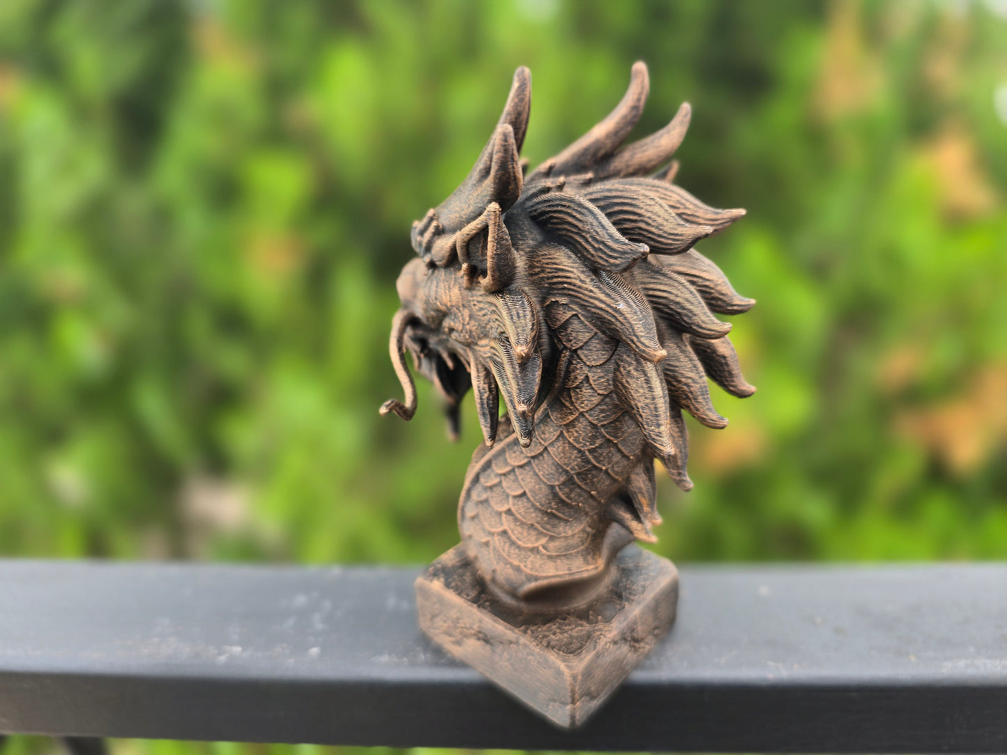 Chinese Dragon Bust