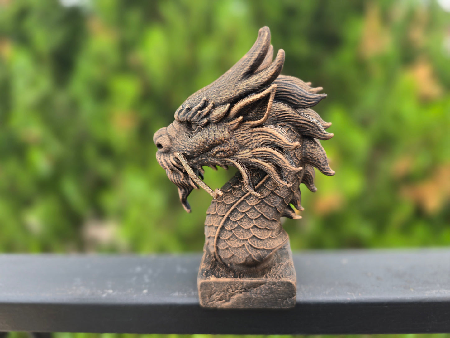 Chinese Dragon Bust