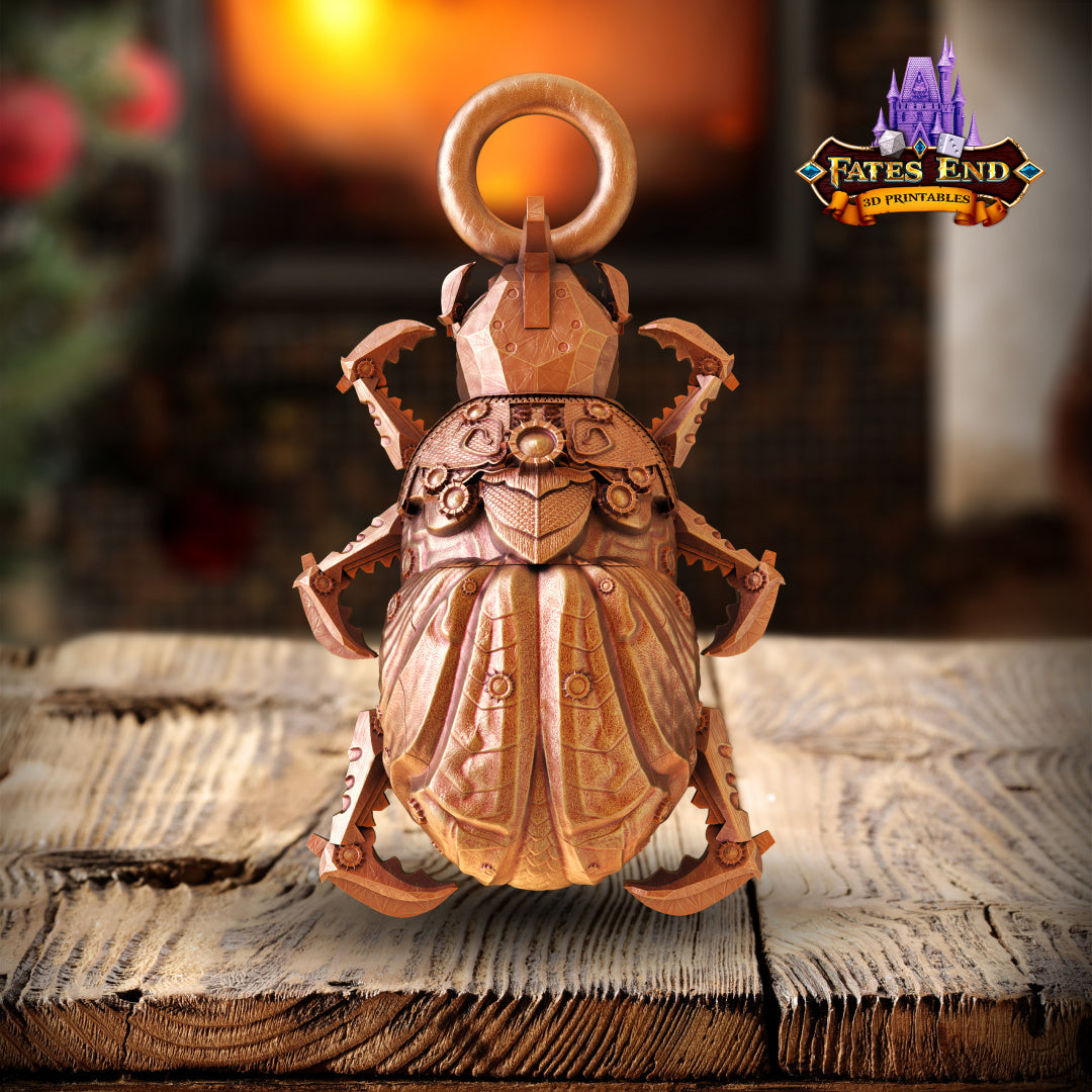Clockwork Scarab Ornament Holiday Ornament