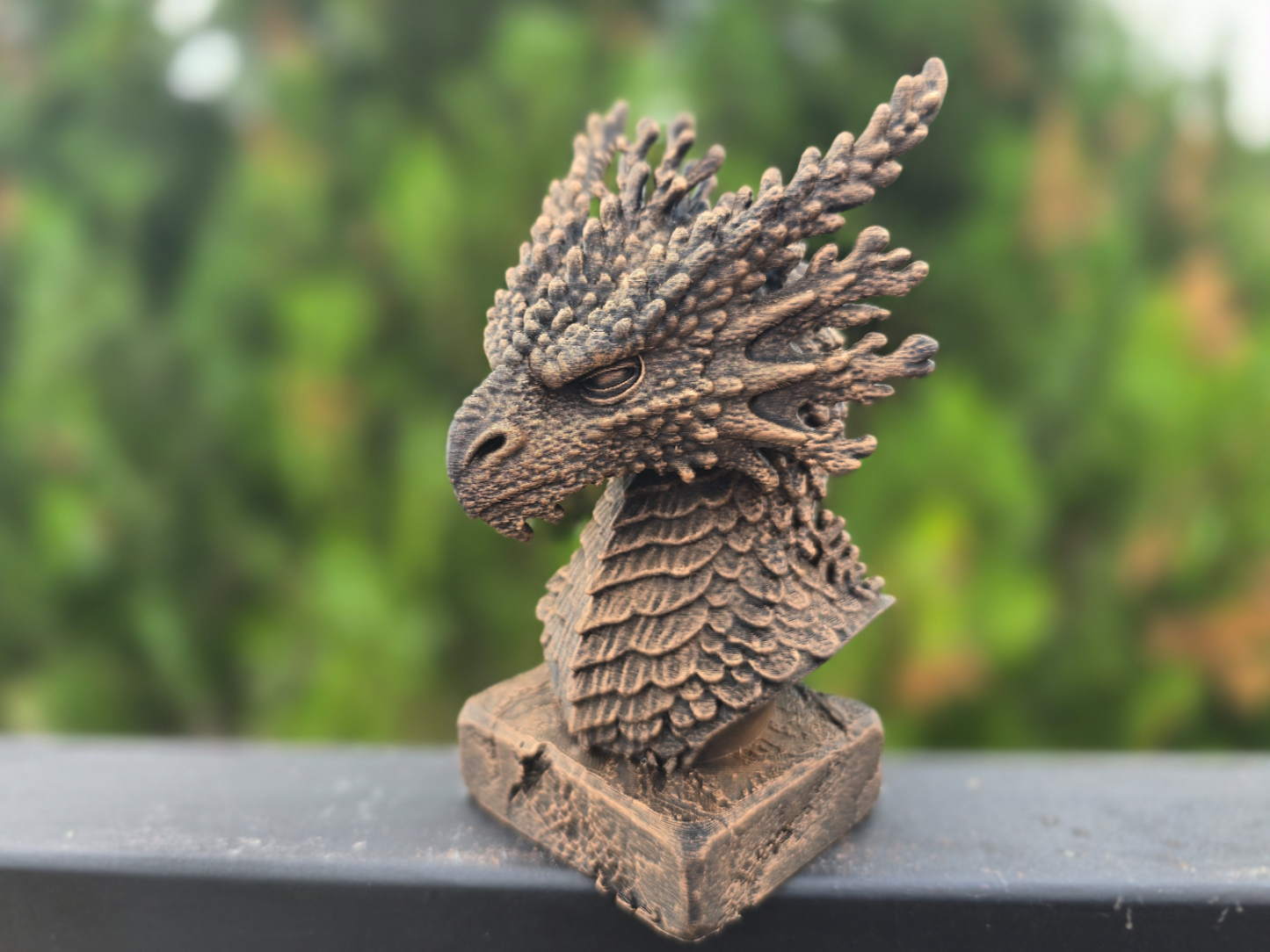 Coral Reef Dragon Bust