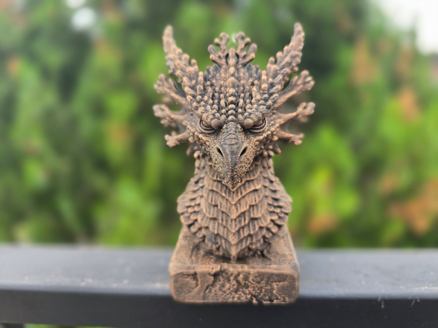 Coral Reef Dragon Bust