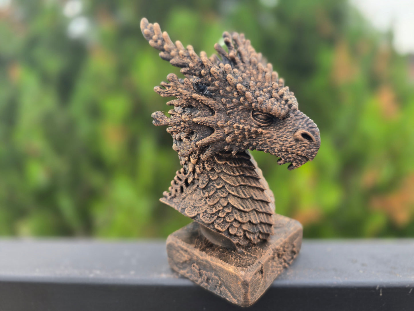 Coral Reef Dragon Bust