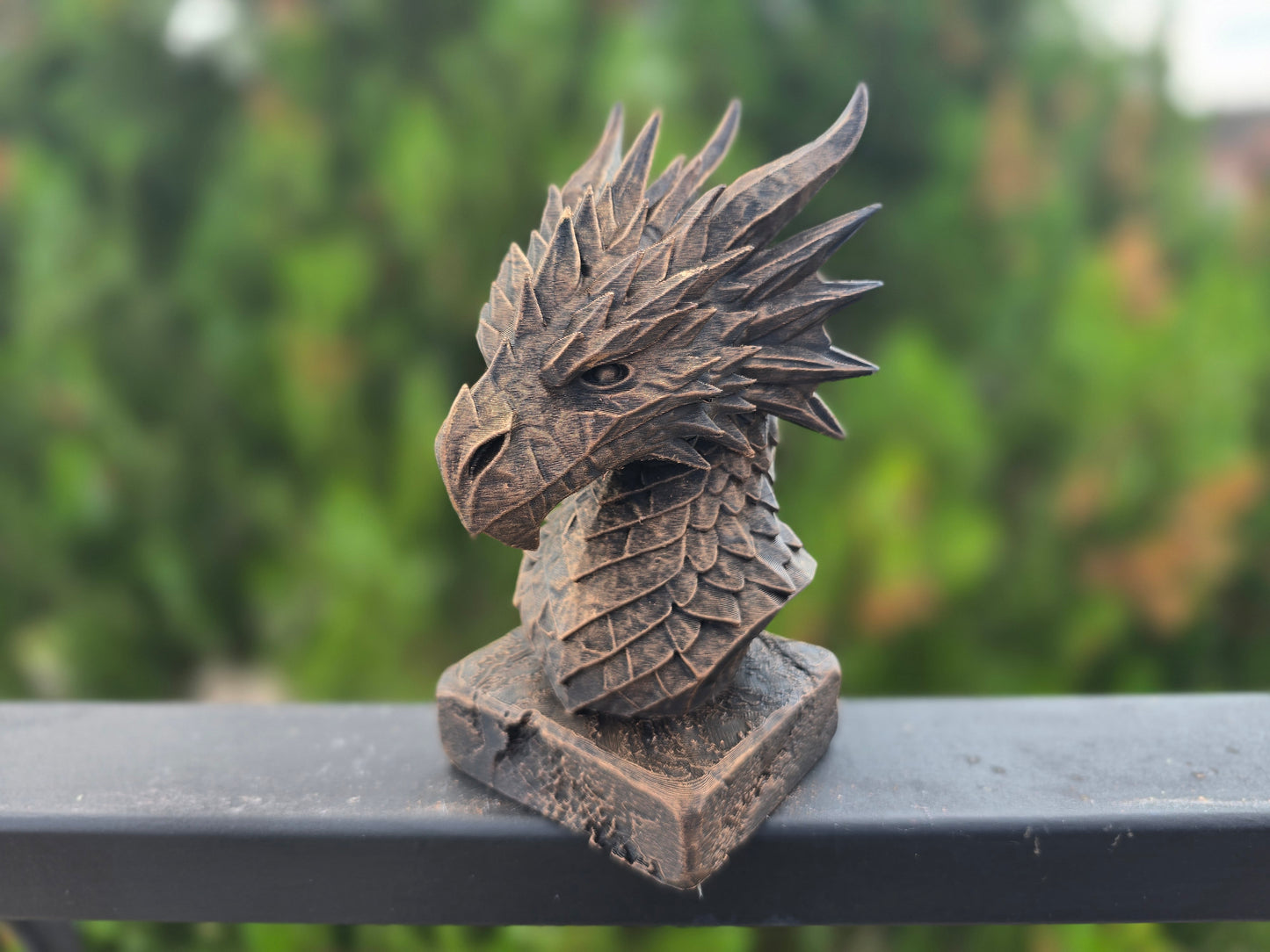 Crystal Dragon Bust