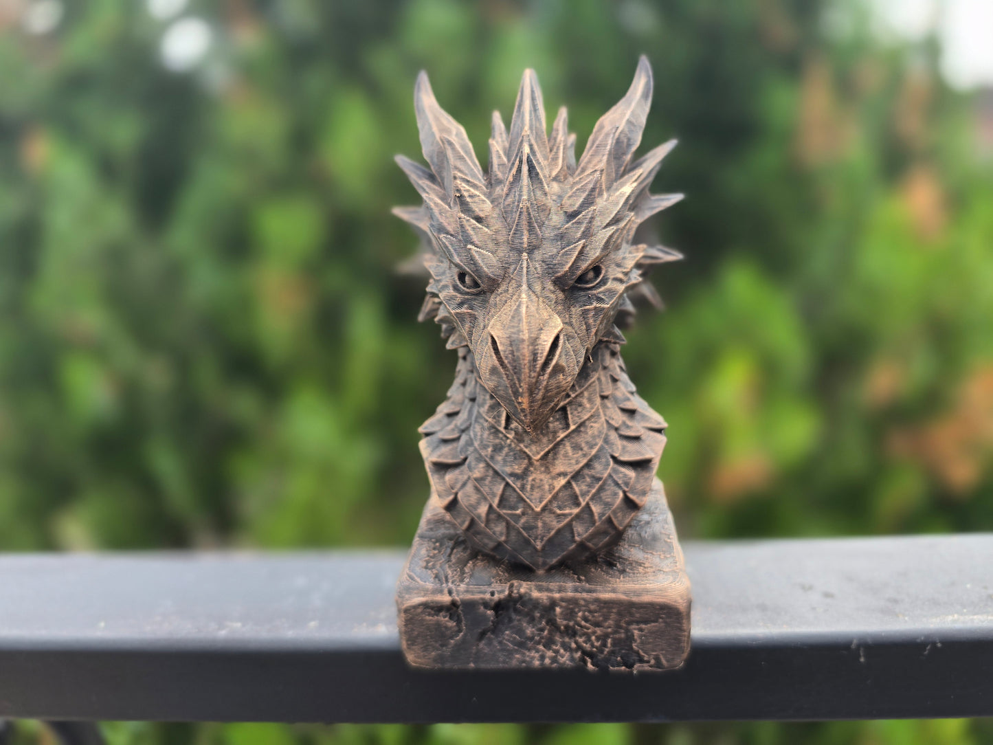 Crystal Dragon Bust
