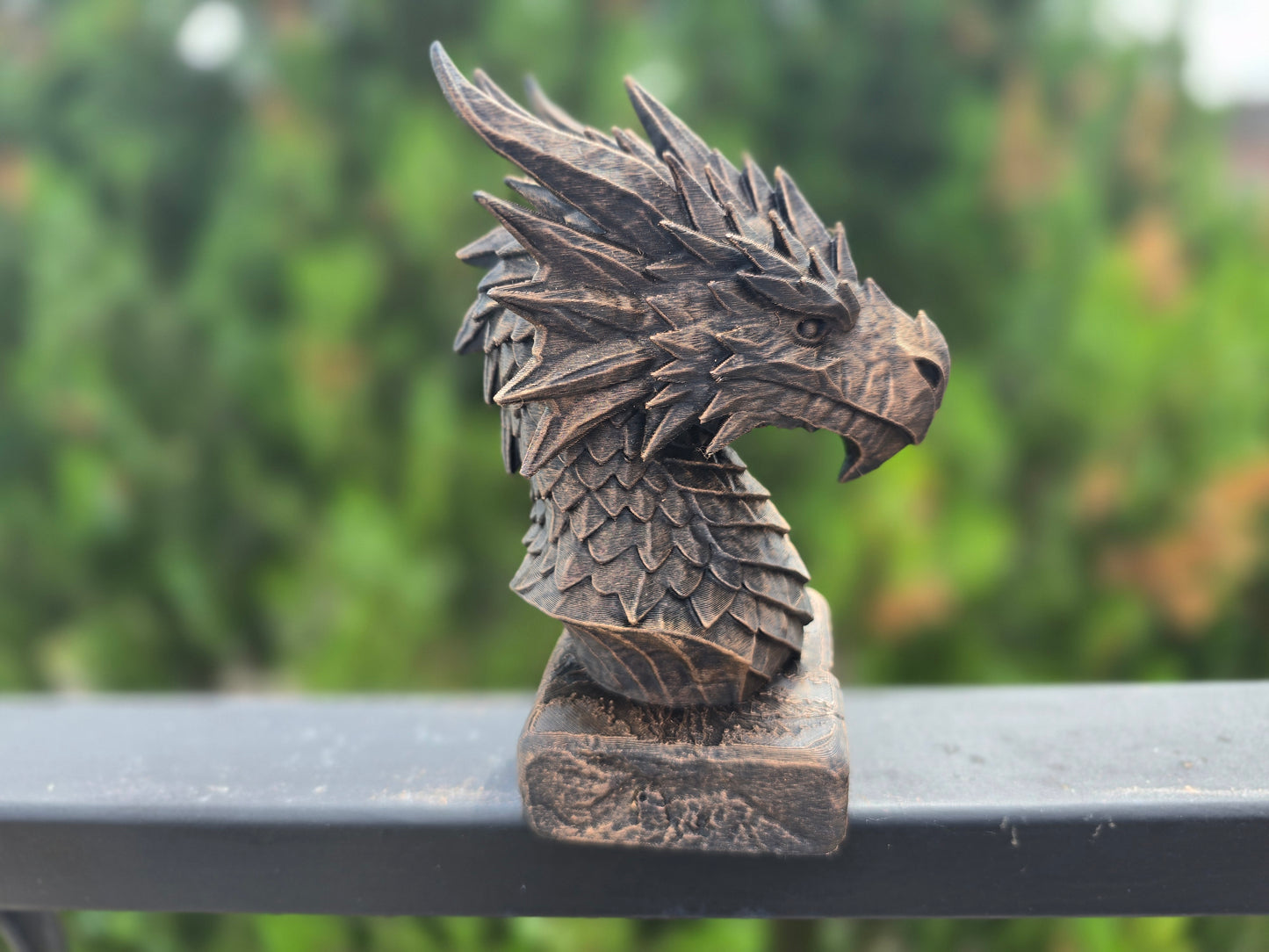 Crystal Dragon Bust