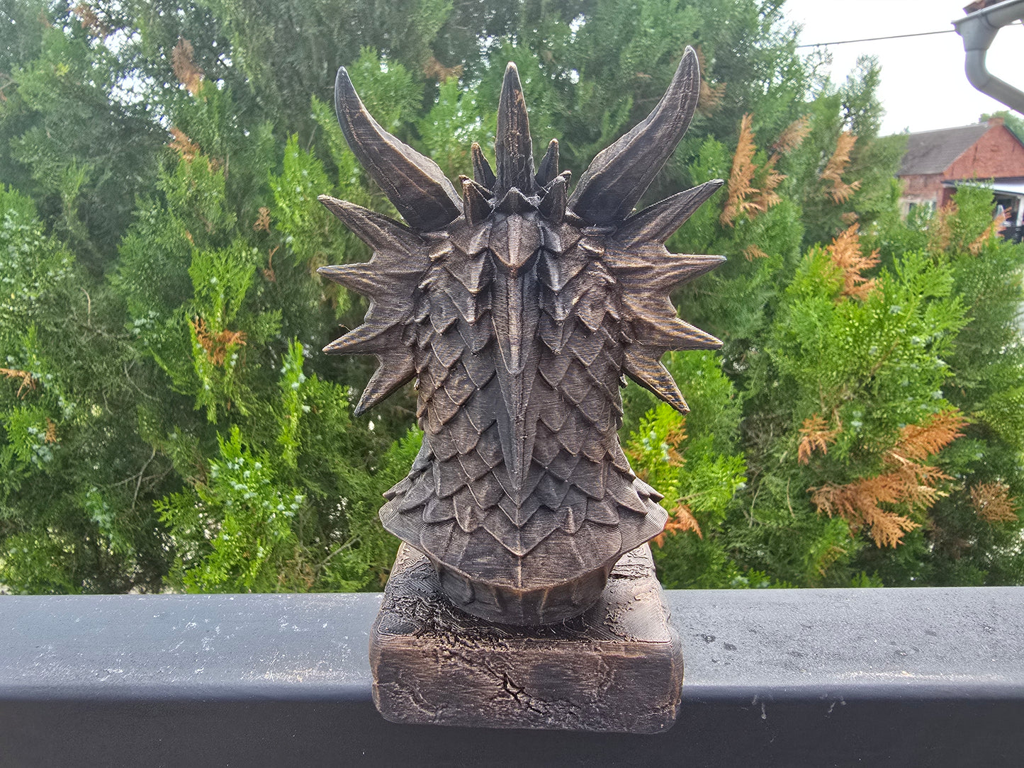 Crystal Dragon Bust
