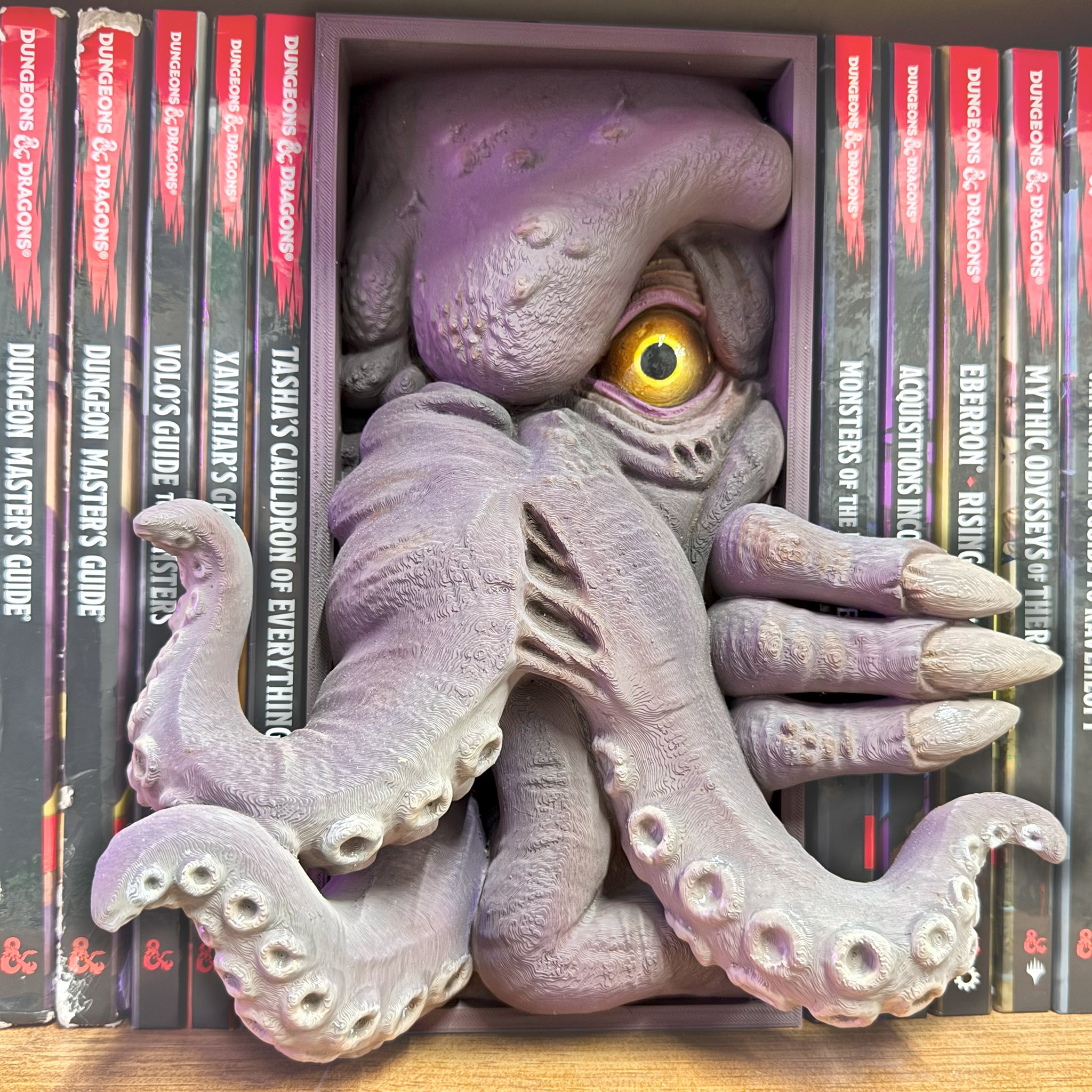 Cultist Book Nook | Eldritch Horror Fantasy Shelf Diorama – Print