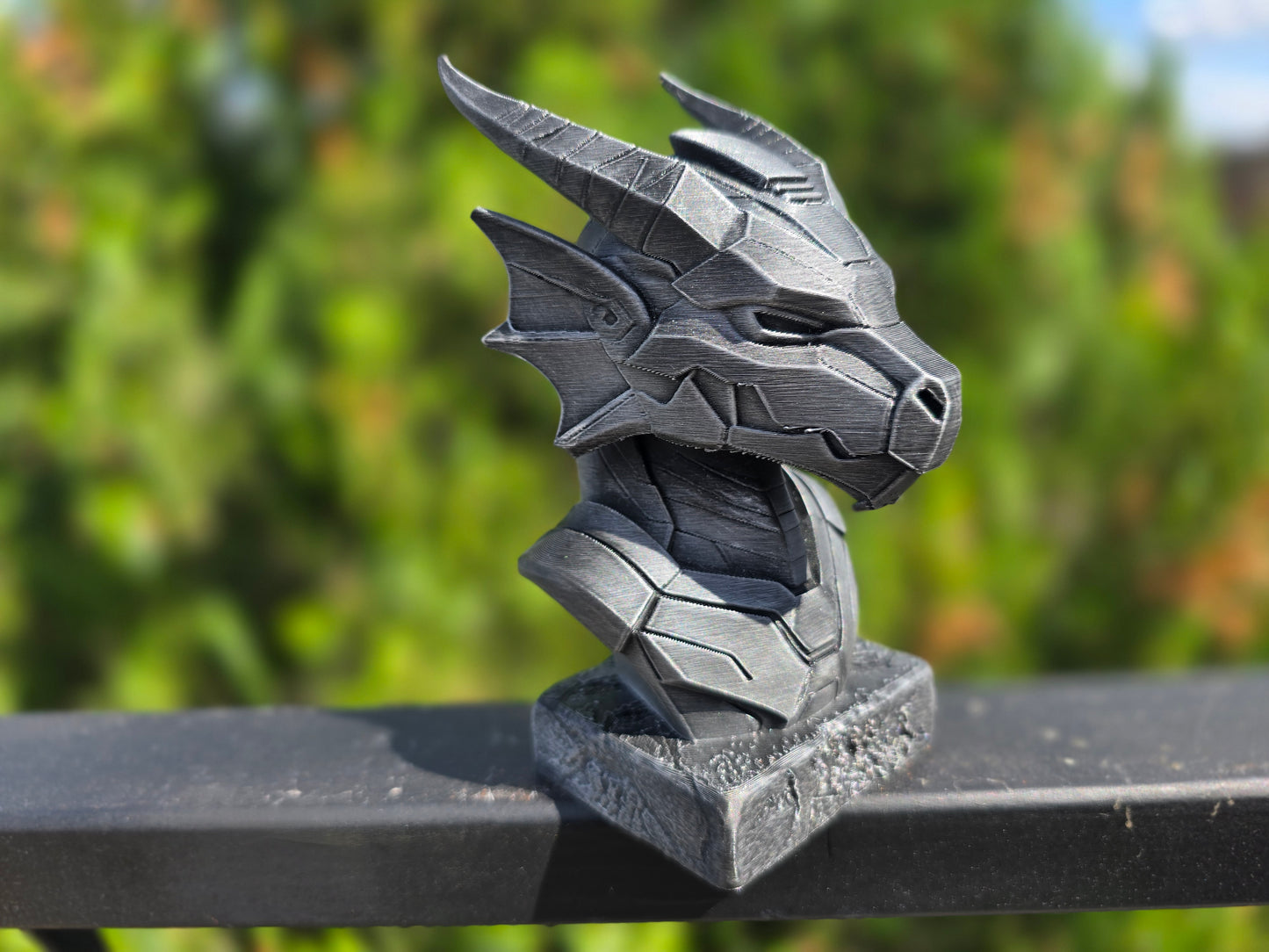 Cyberpunk Dragon Bust