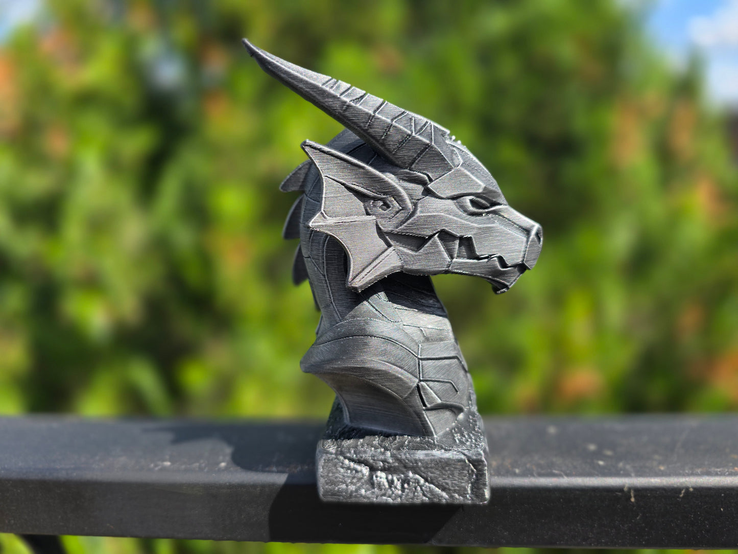 Cyberpunk Dragon Bust