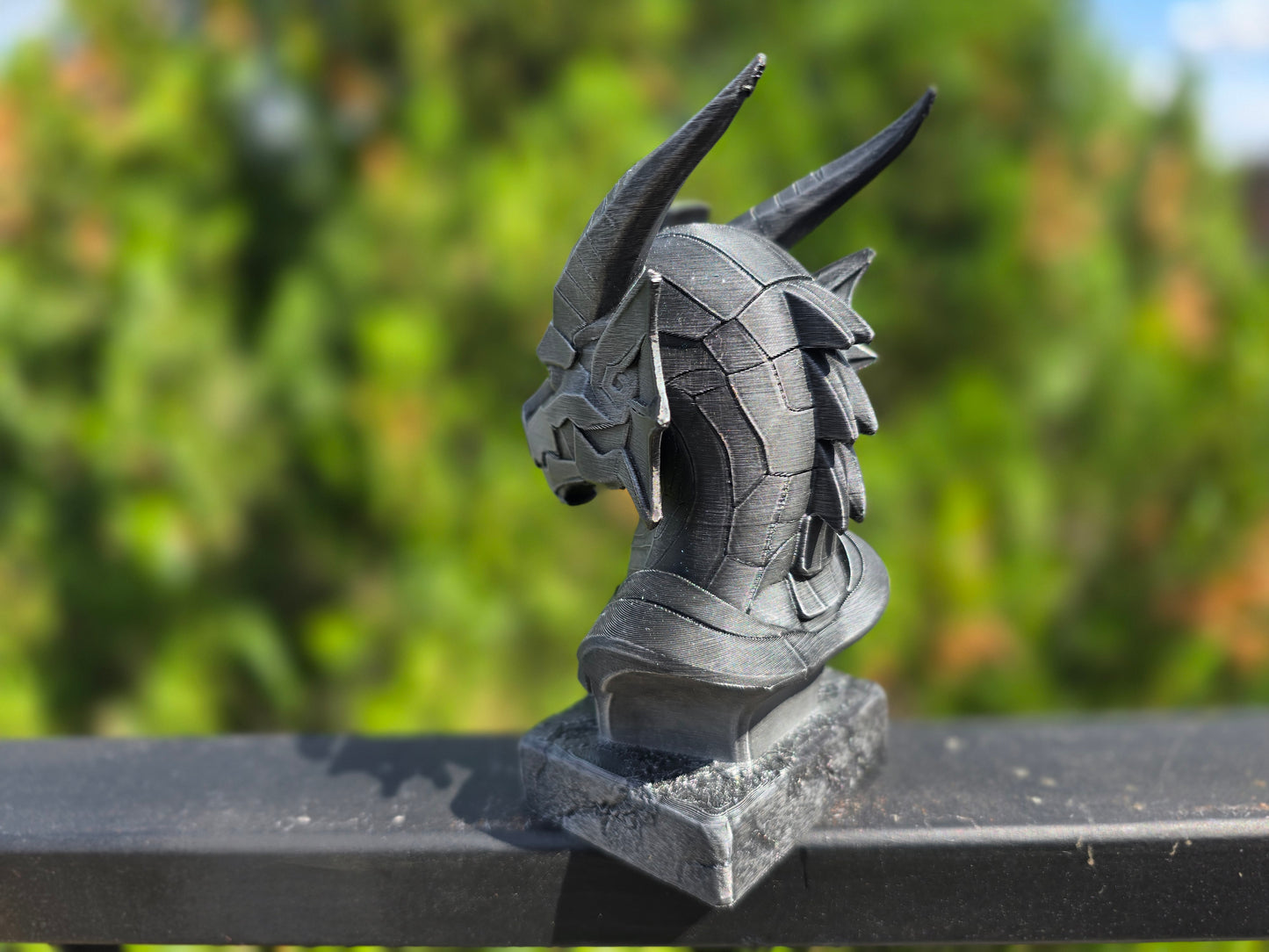 Cyberpunk Dragon Bust