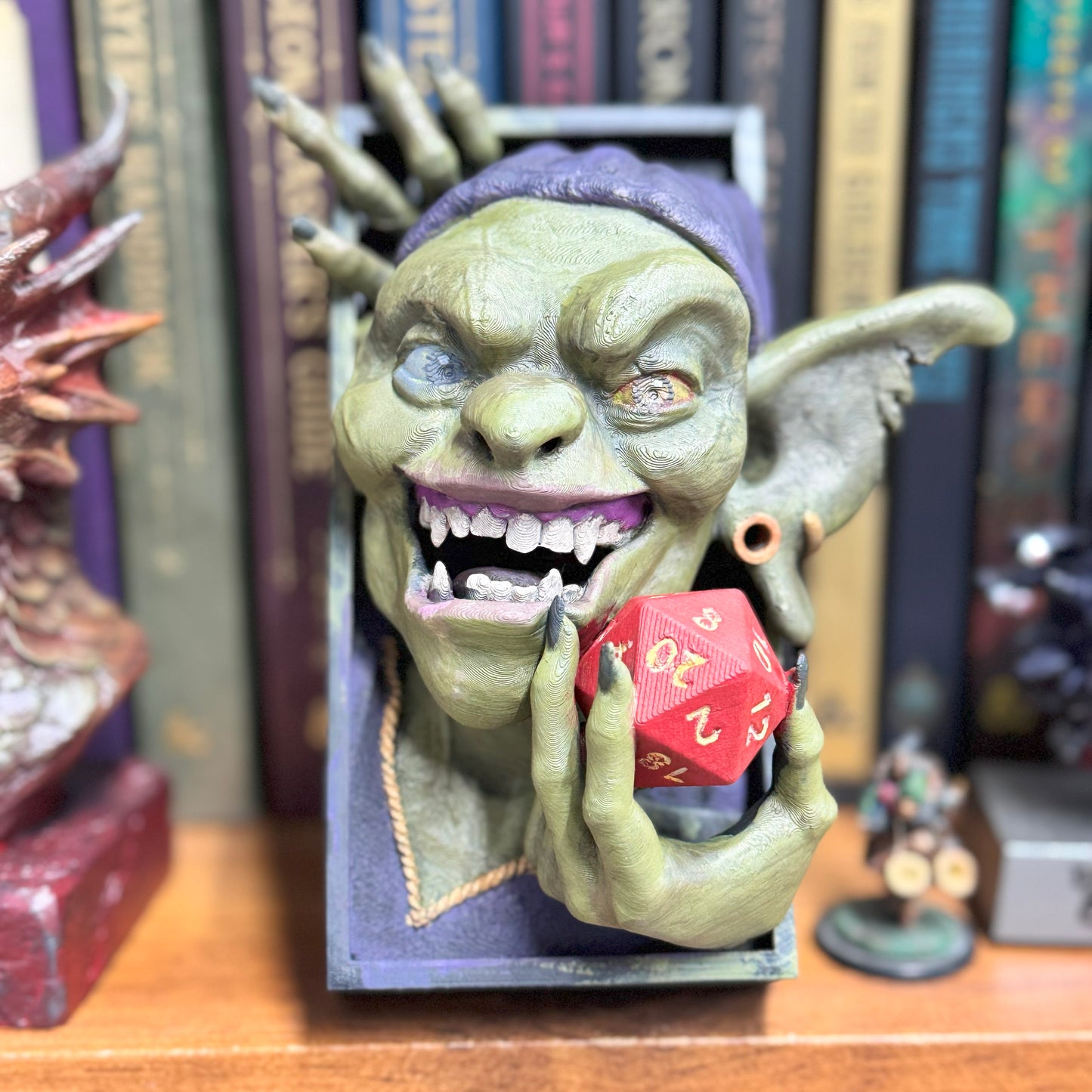 Dice Goblin Book Nook