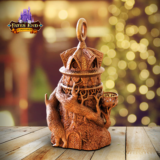 Druid Tower Holiday Ornament