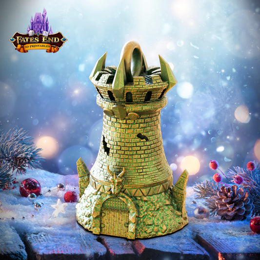 Fighter Tower Holiday Ornament