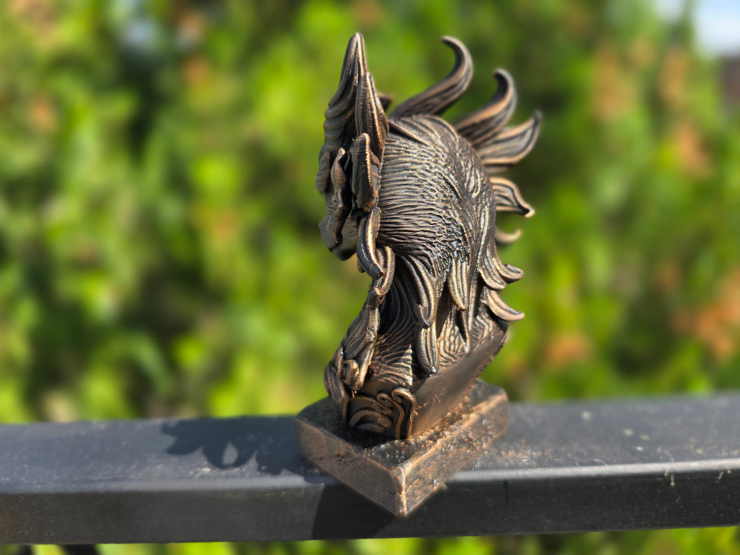 Flower Dragon Bust