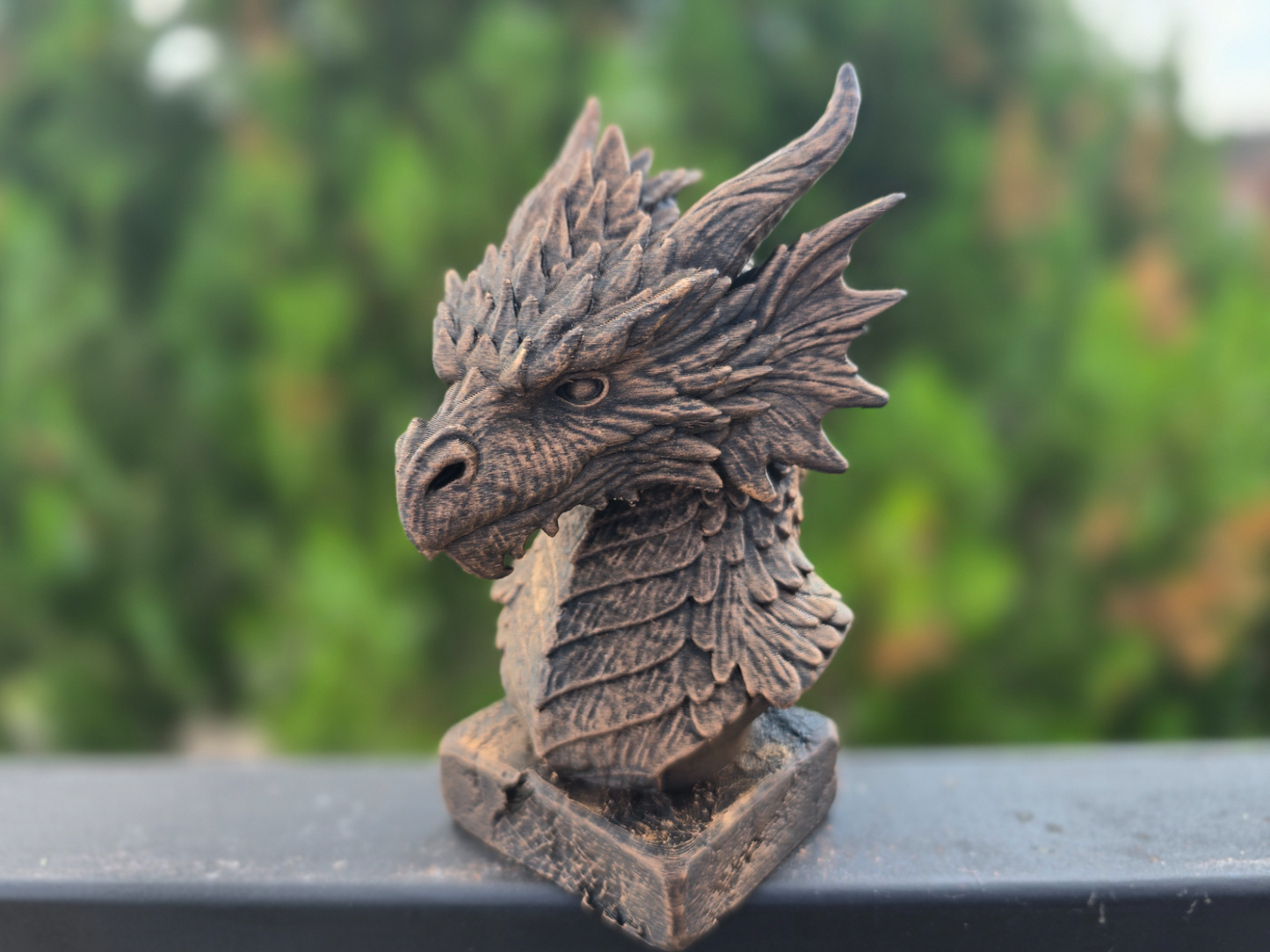 Forest Dragon Dragon Bust