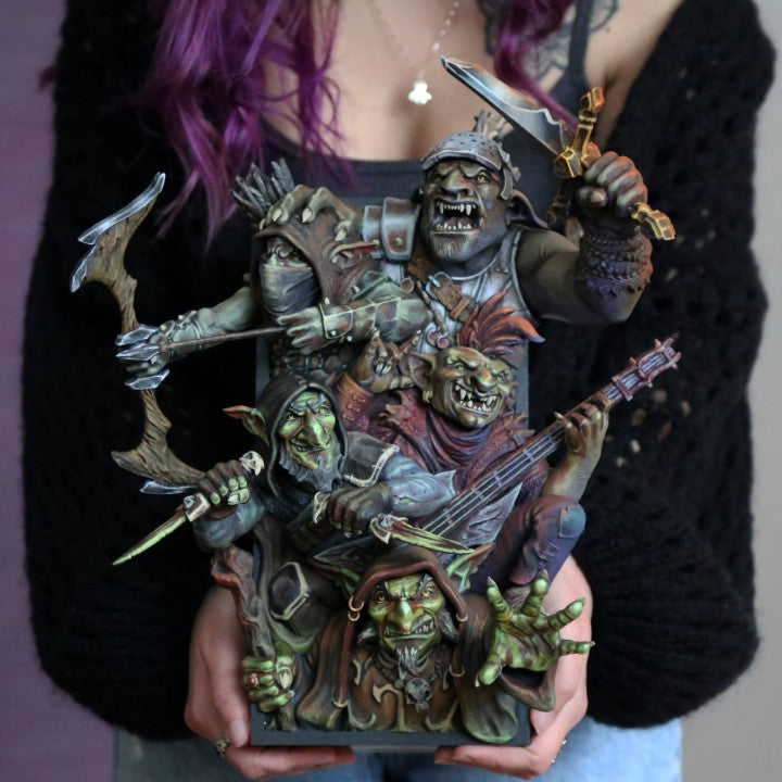 Goblin Party Book Nook