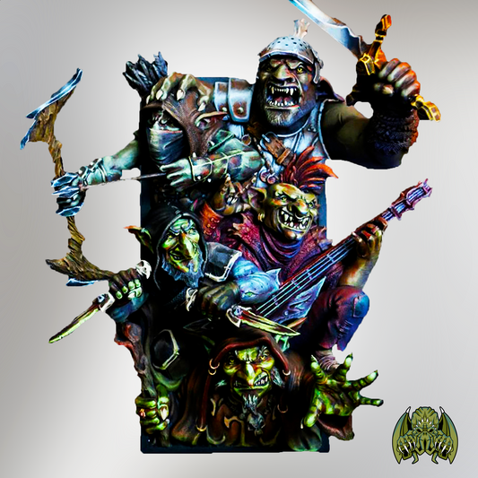 Goblin Party Book Nook