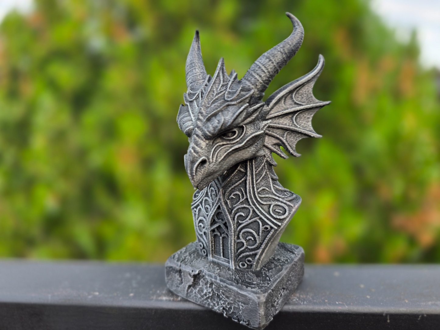 Gothic Dragon Bust