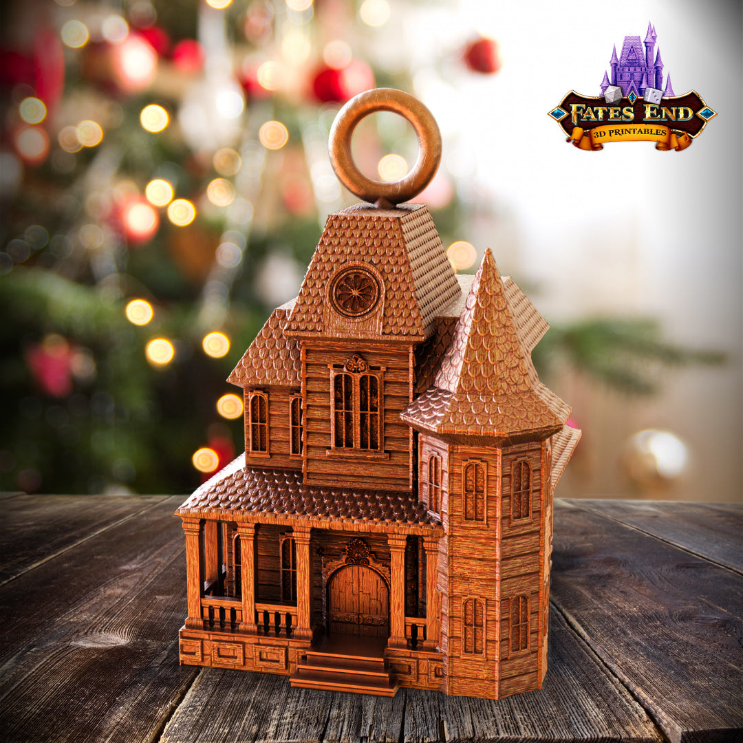 Haunted House Holiday Ornament
