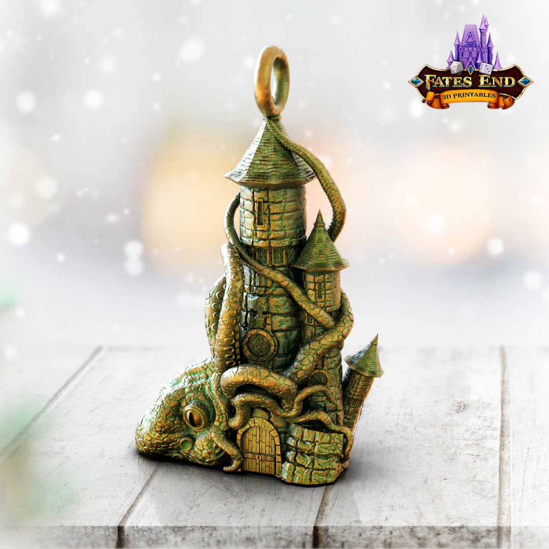 Kraken Tower Holiday Ornament