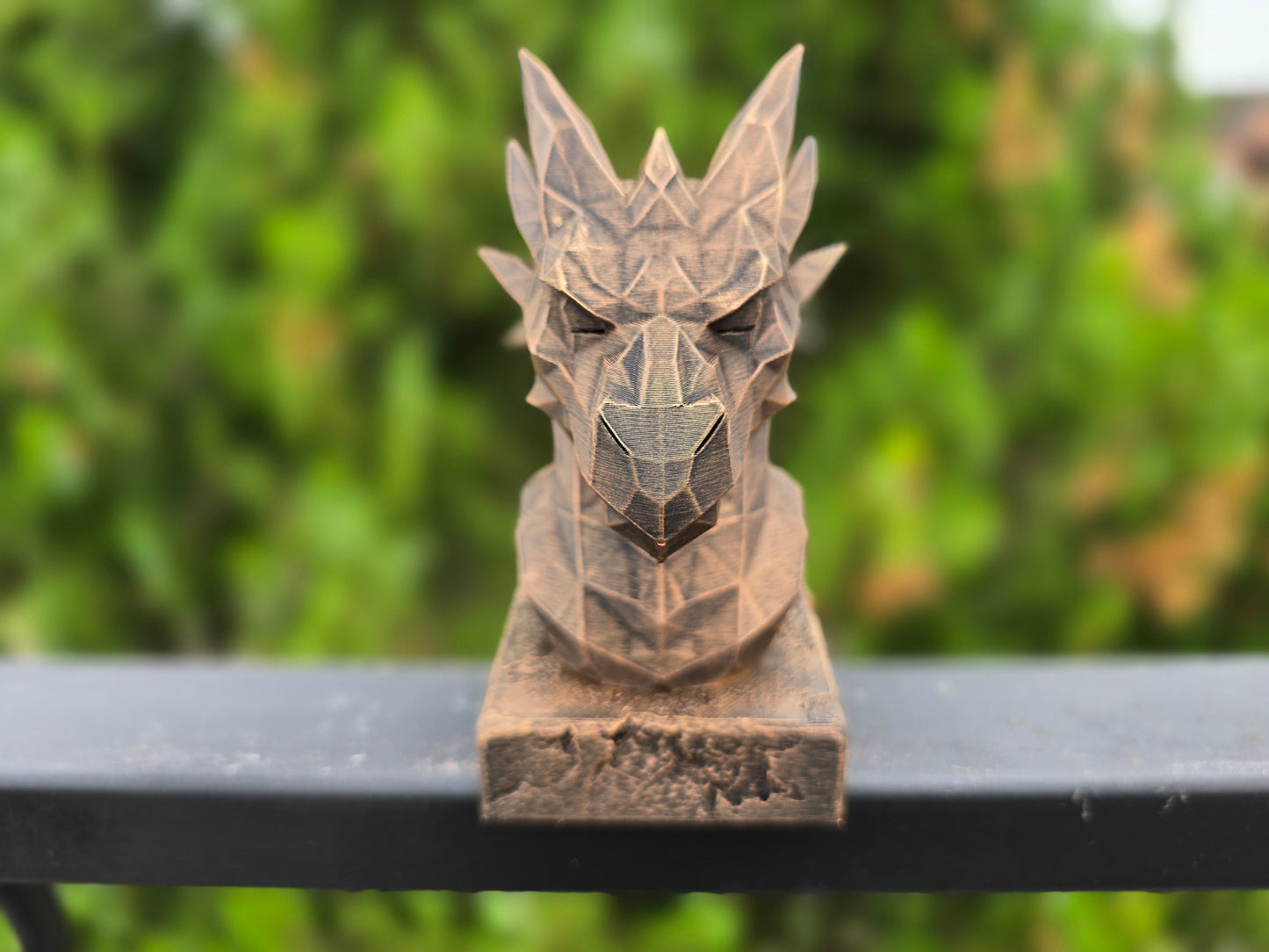 Low Poly Dragon Bust
