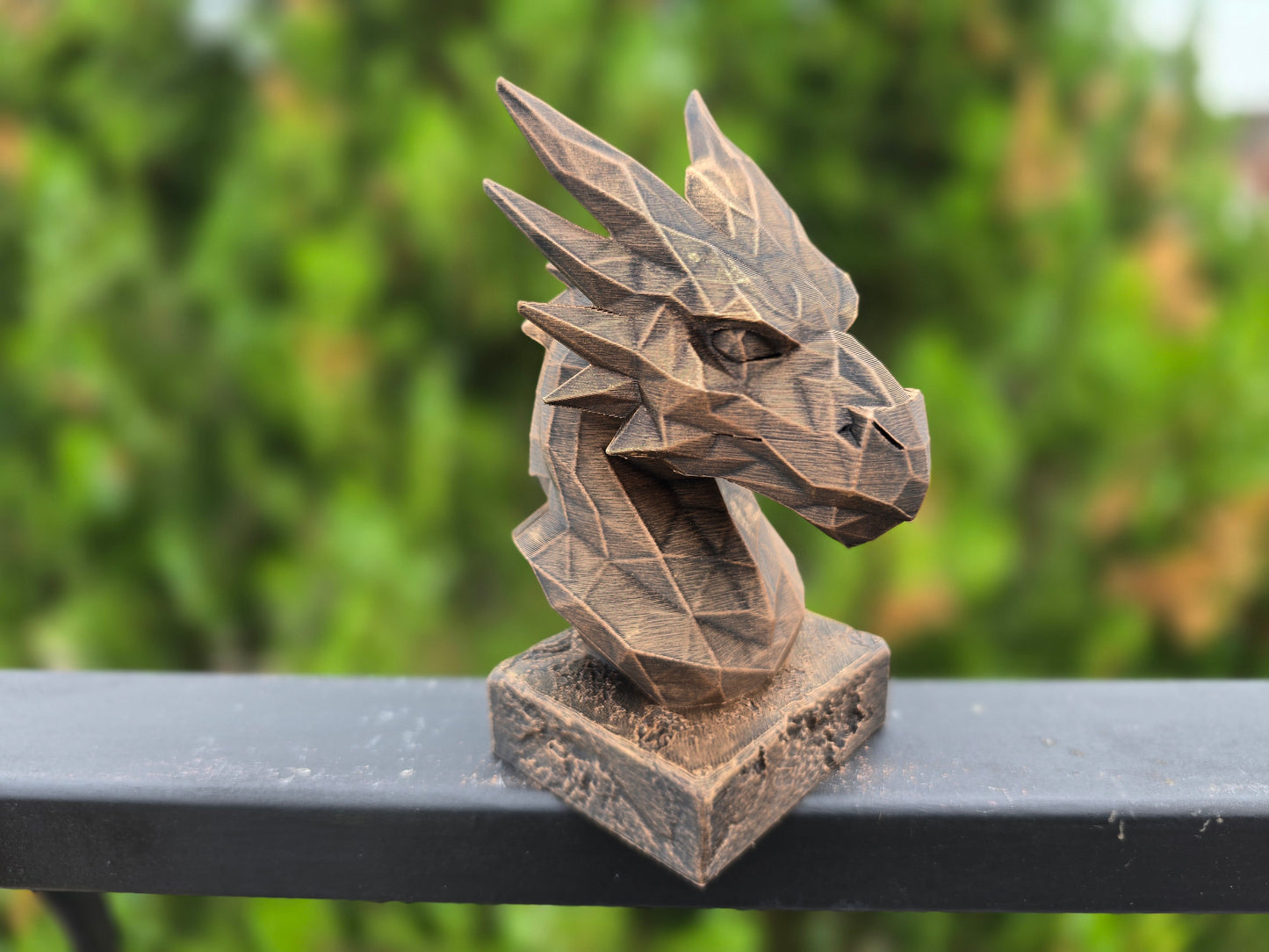 Low Poly Dragon Bust