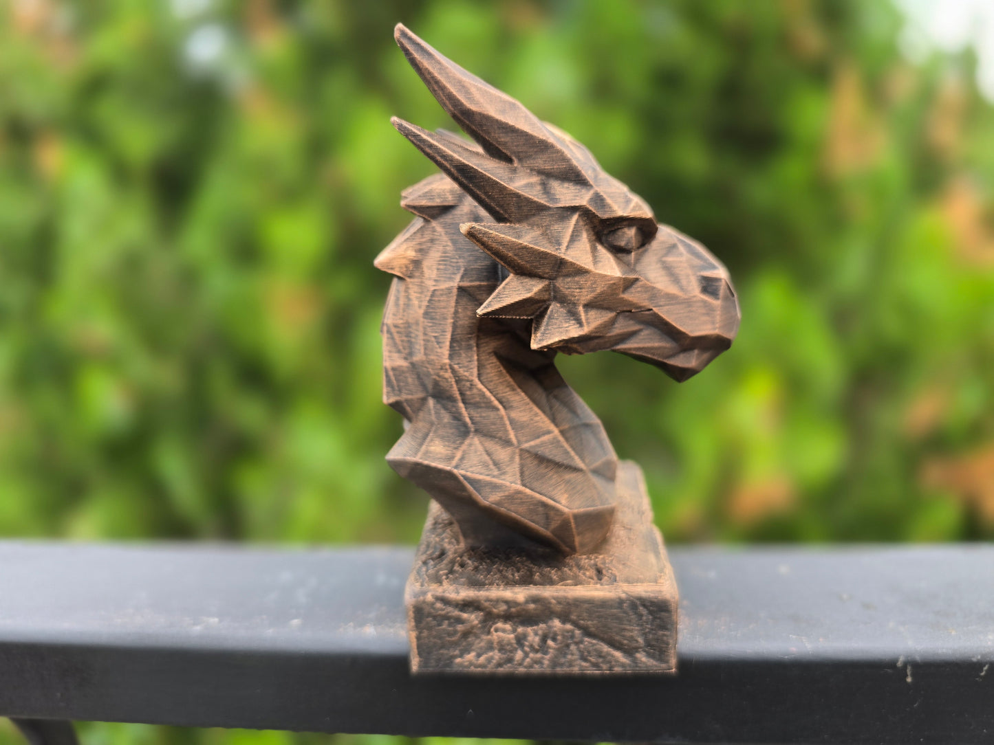 Low Poly Dragon Bust