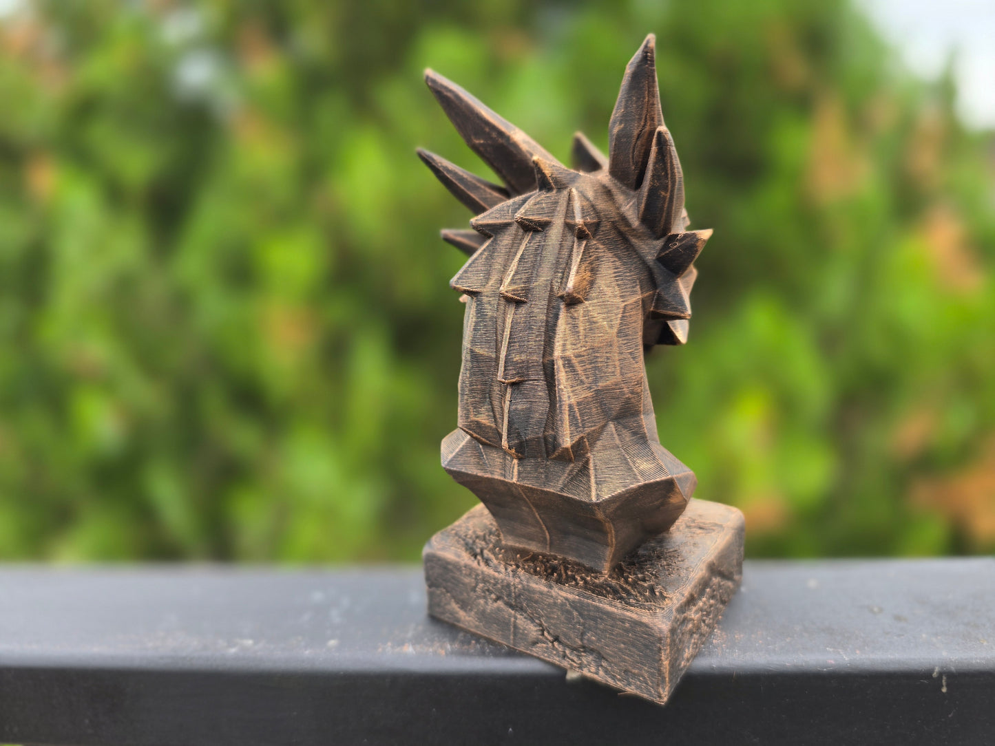 Low Poly Dragon Bust