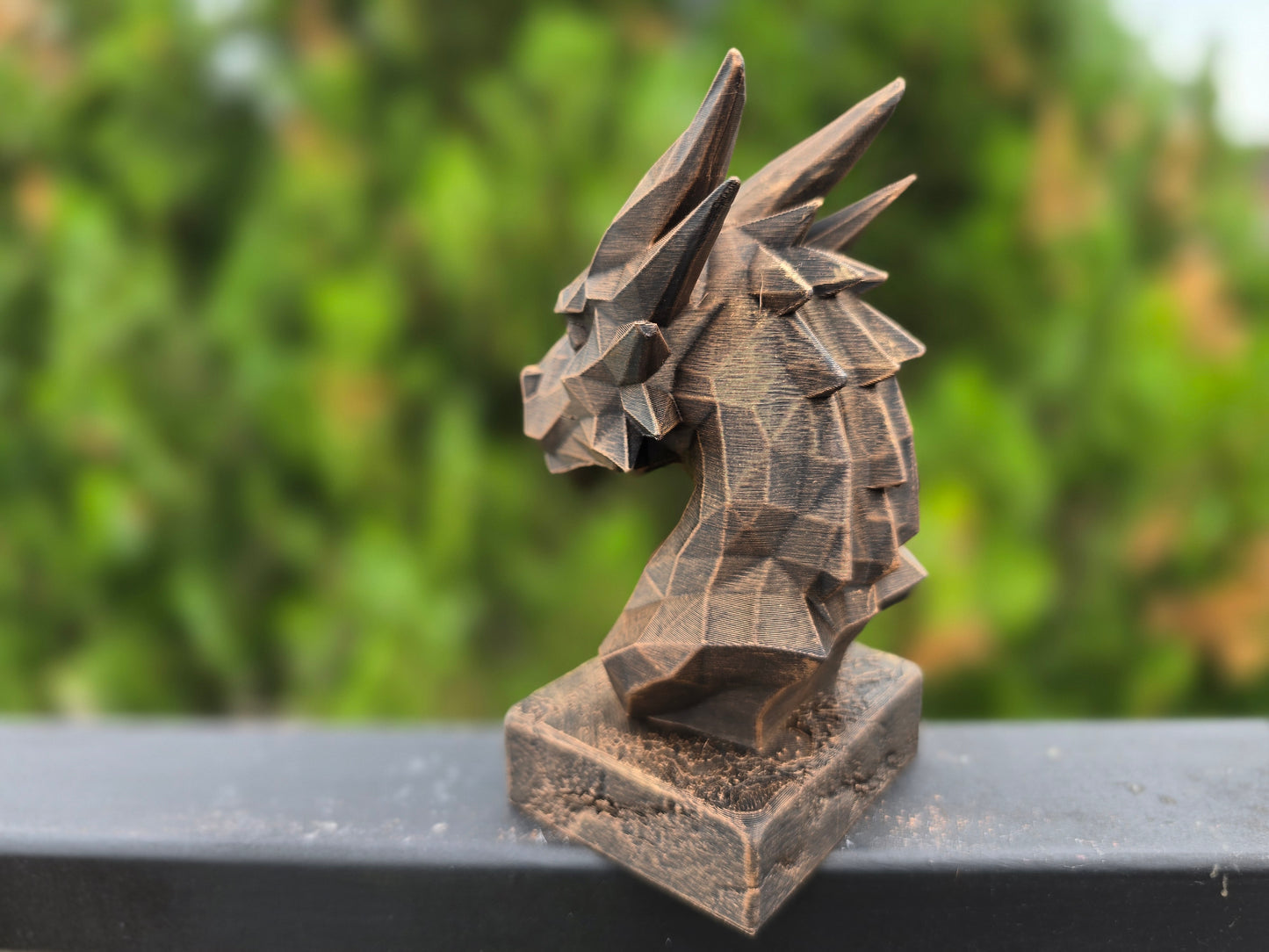 Low Poly Dragon Bust