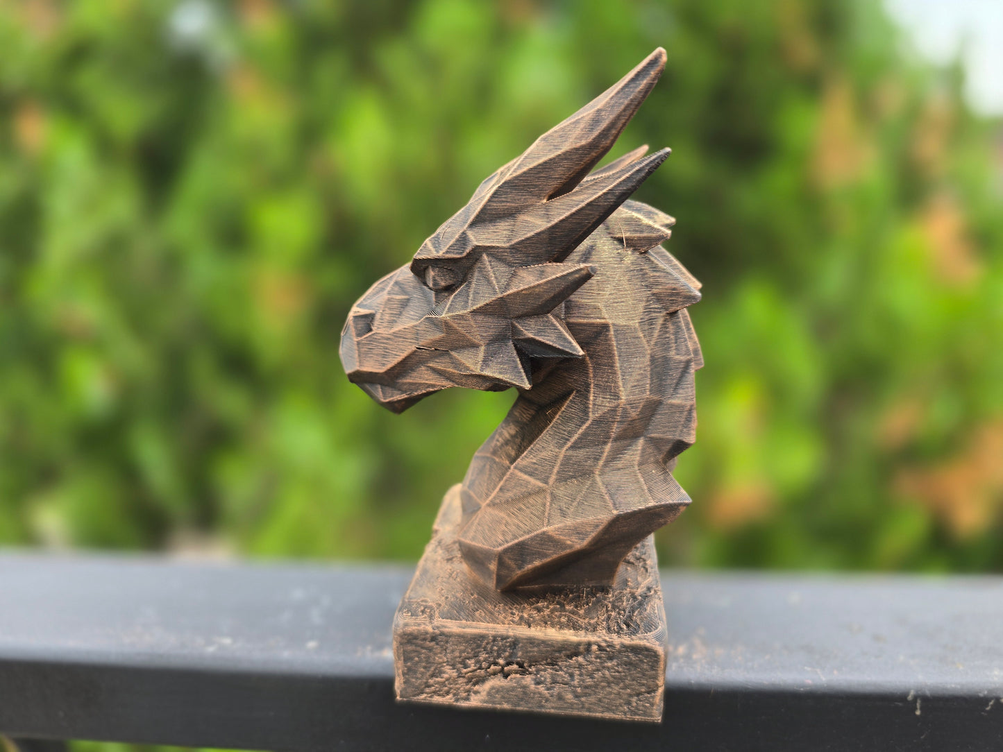 Low Poly Dragon Bust