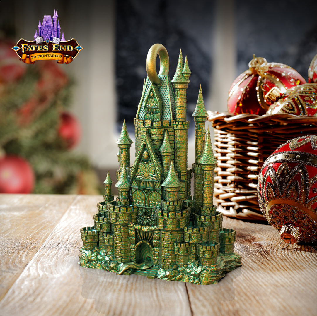 Mimic Castle Holiday Ornament