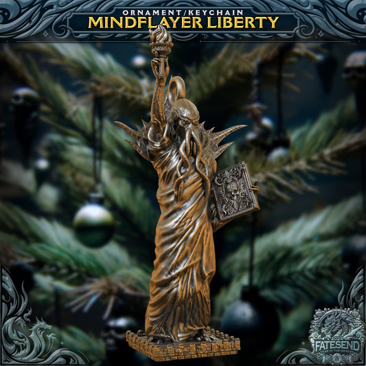Mind Flayer Liberty Holiday Ornament