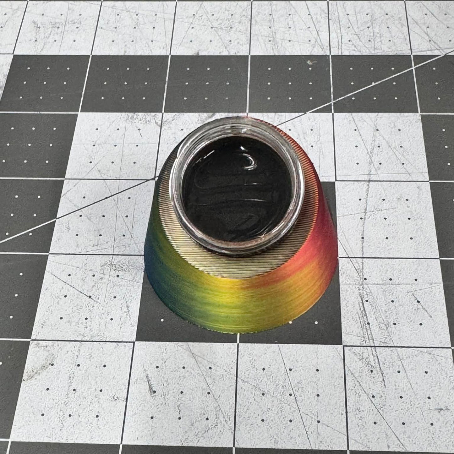 Angled Ink Jar Holder for Calligraphy & Dip Pens