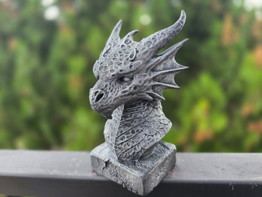 Moon Dragon Bust
