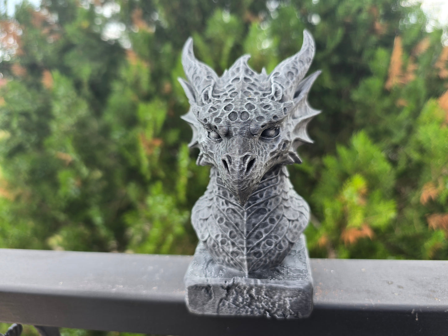 Moon Dragon Bust