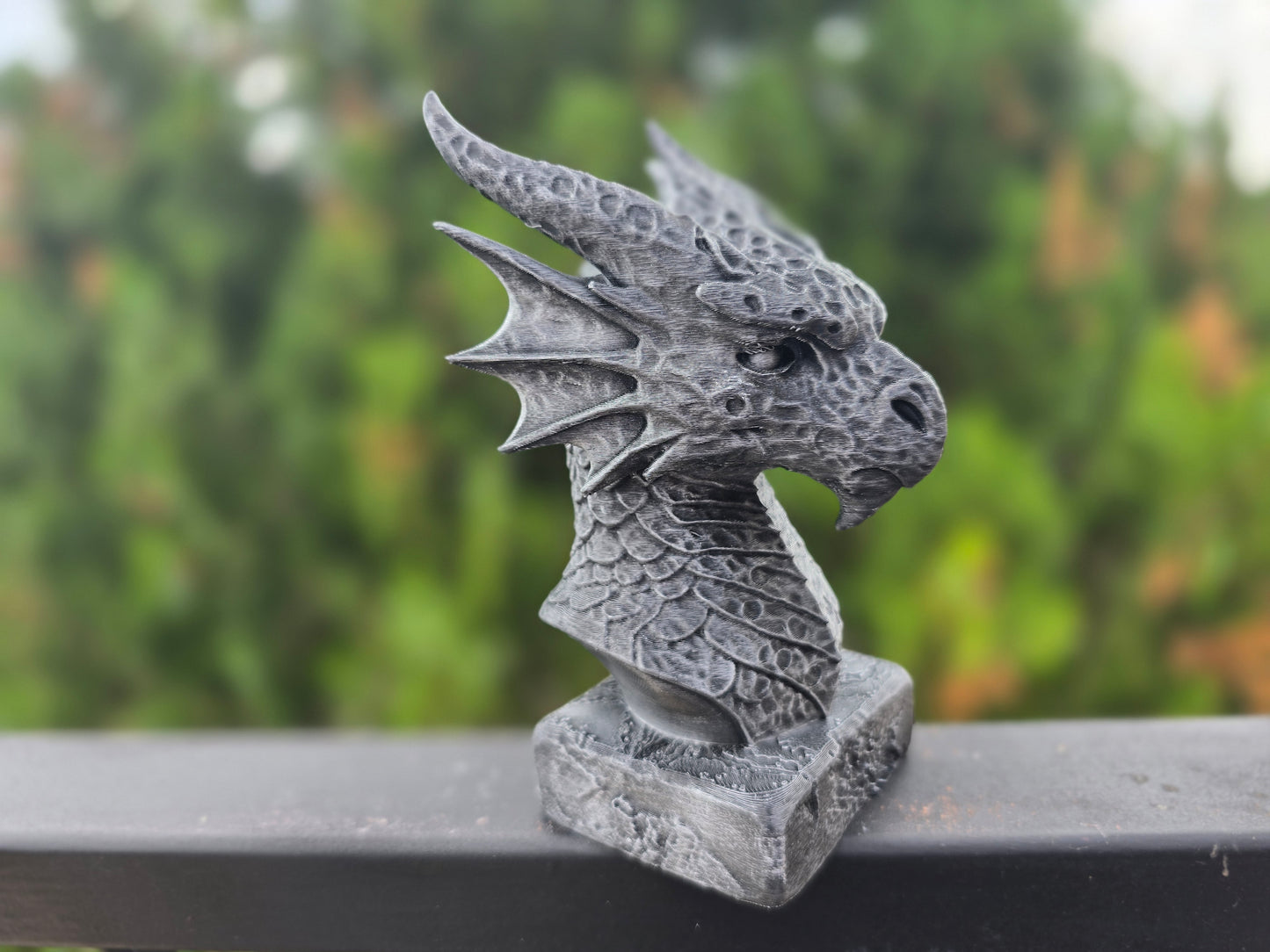 Moon Dragon Bust