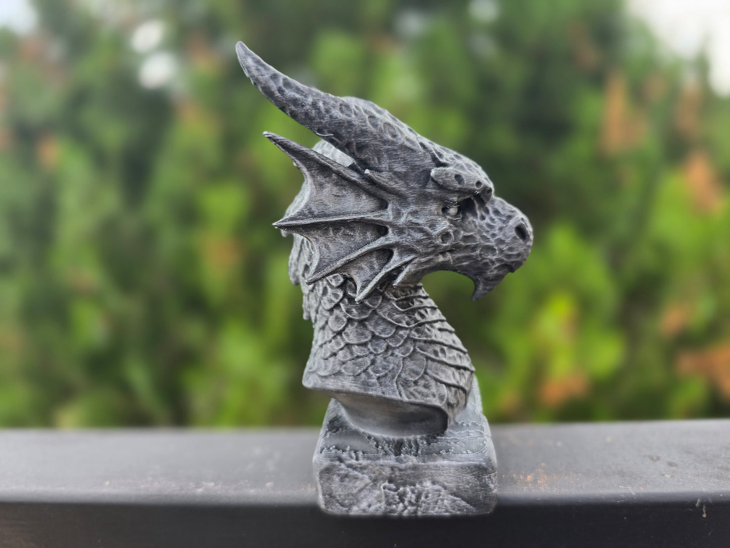 Moon Dragon Bust