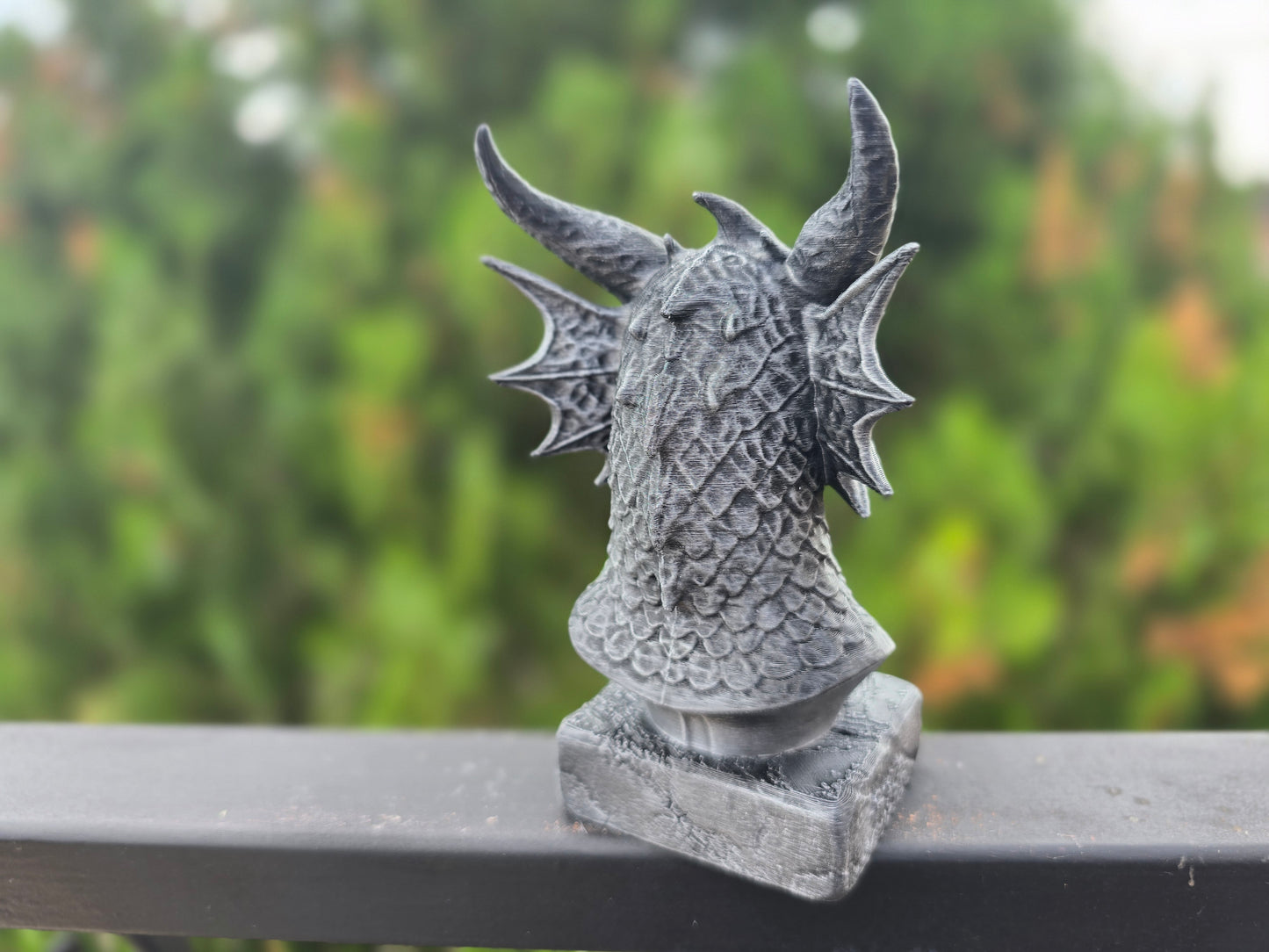 Moon Dragon Bust