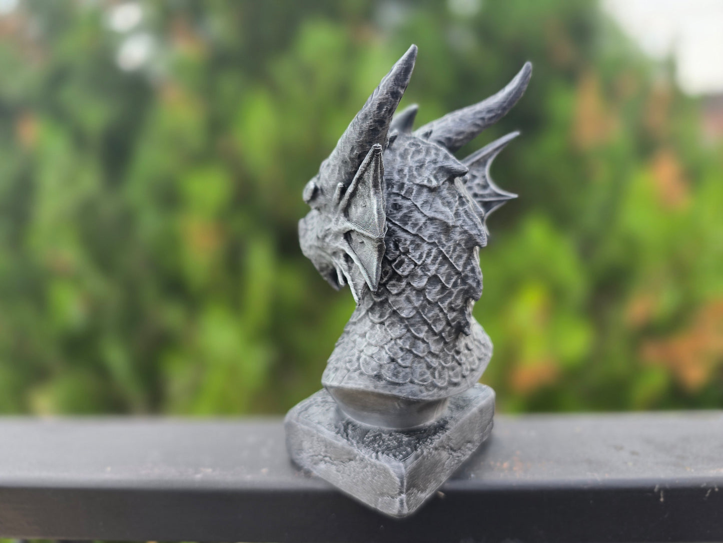 Moon Dragon Bust